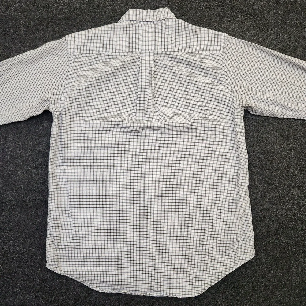 Ralph‎ Lauren Youth XL 18-20 Blue White Check Button Down Shirt Pony Preppy Work